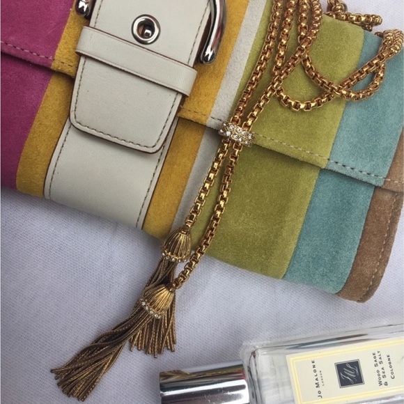 J. Crew Gold & Crystal Tassel Necklace - HP - Picture 2 of 6